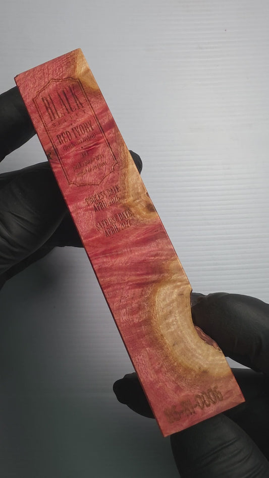 BLACK SELECT Red Ivory Handle Block | [BS-RI-006]