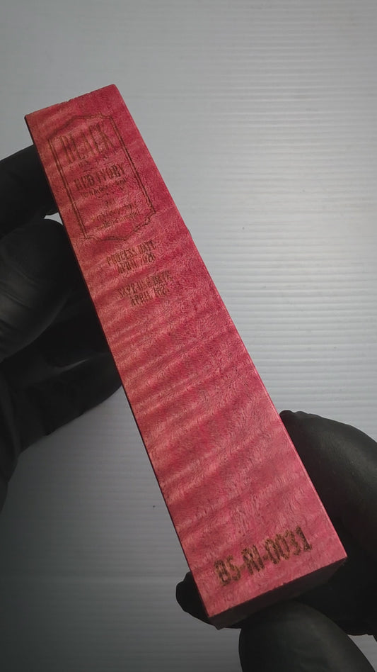 BLACK SELECT Red Ivory Handle Block | [BS-RI-031]