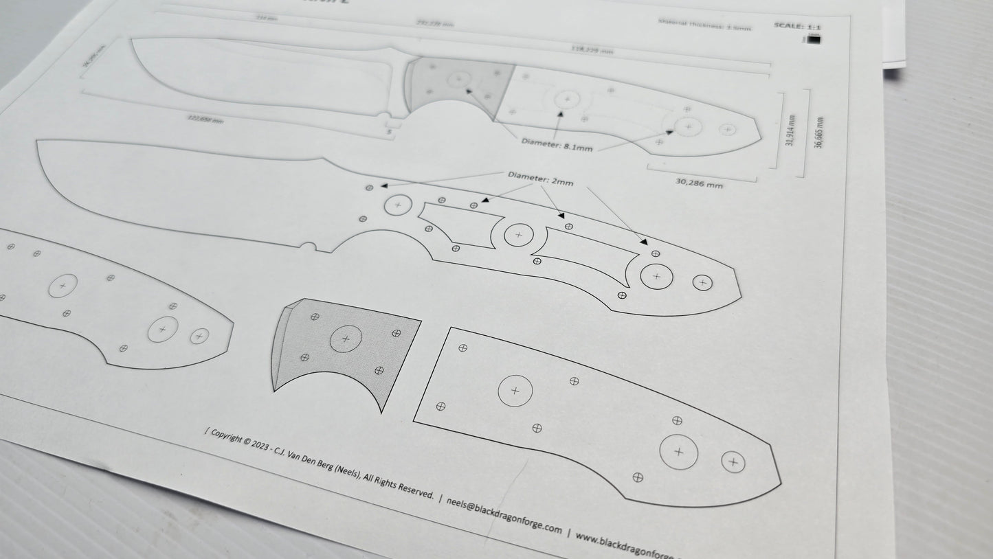 Patrol Hunting Knife Design