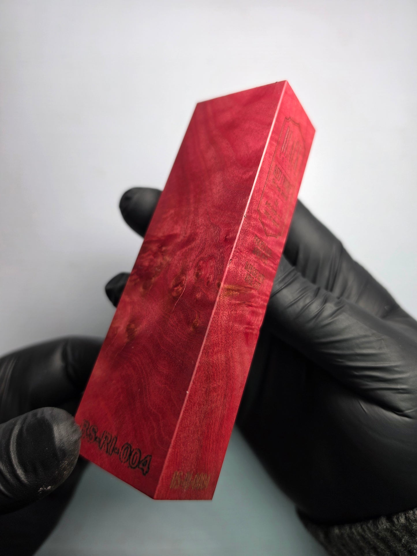 BLACK SELECT Red Ivory Handle Block | [BS-RI-004]