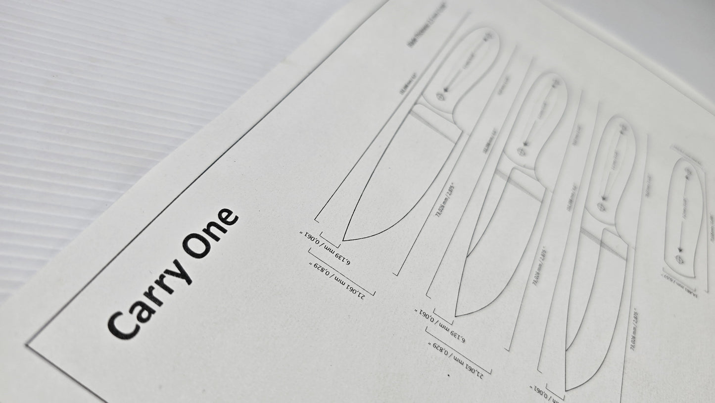 BDF-KD-038 – Carry One EDC Design Template