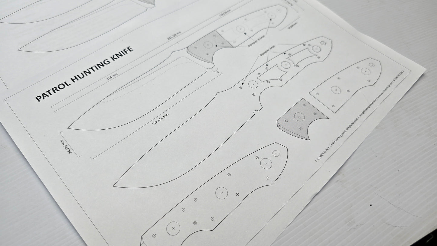 Patrol Hunting Knife Design