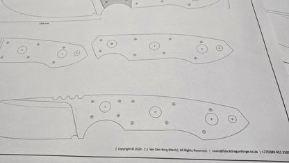 Recon Knife Template