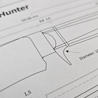Medium Recurve Hidden Tang Hunter