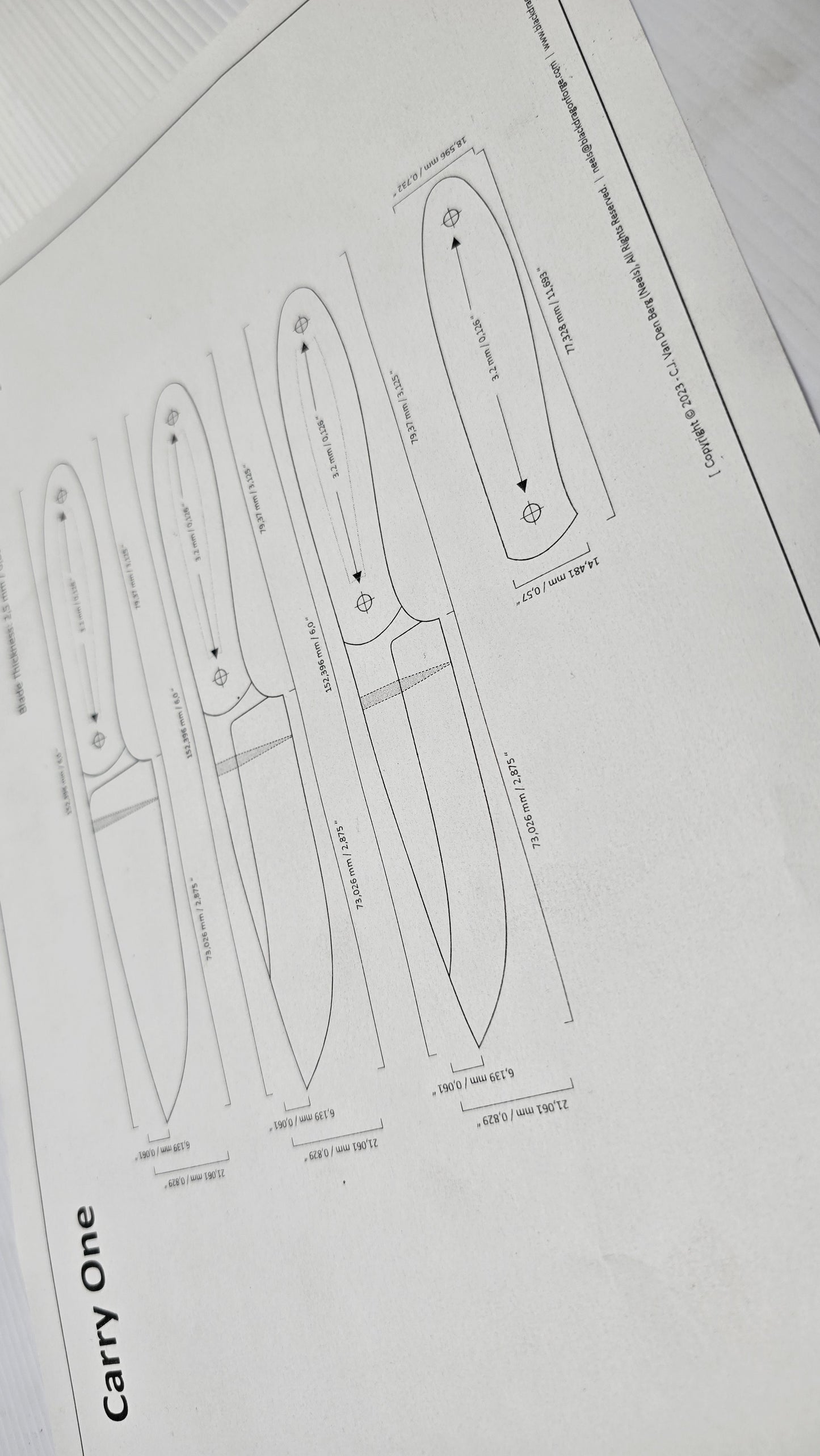 BDF-KD-038 – Carry One EDC Design Template