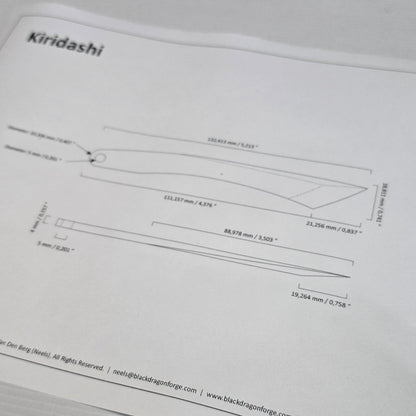 Kiridashi Design Template