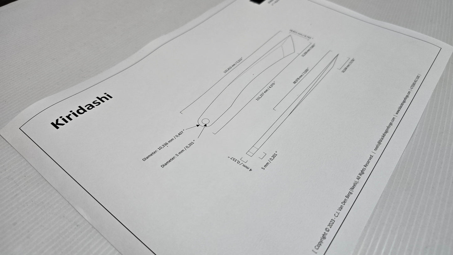 Kiridashi Design Template