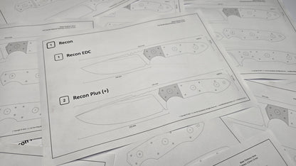 Recon Knife Template