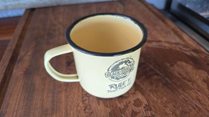 Black Dragon Forge Enamel Mug