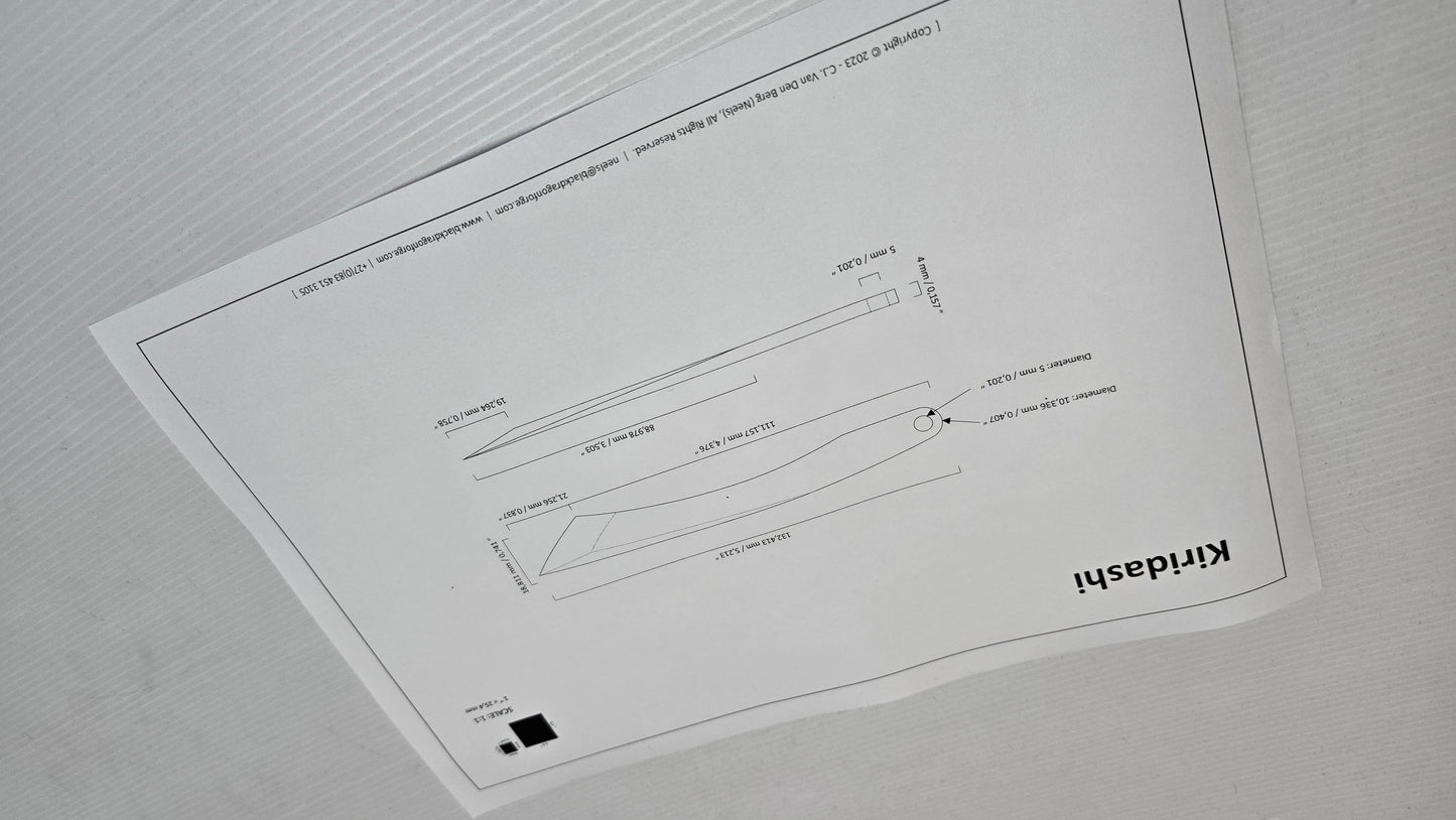 Kiridashi Design Template
