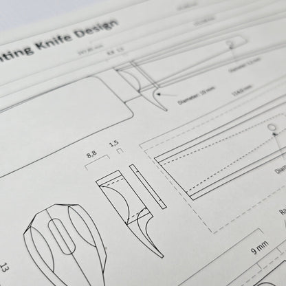 Medium Hidden Tang Hunting Knife Design