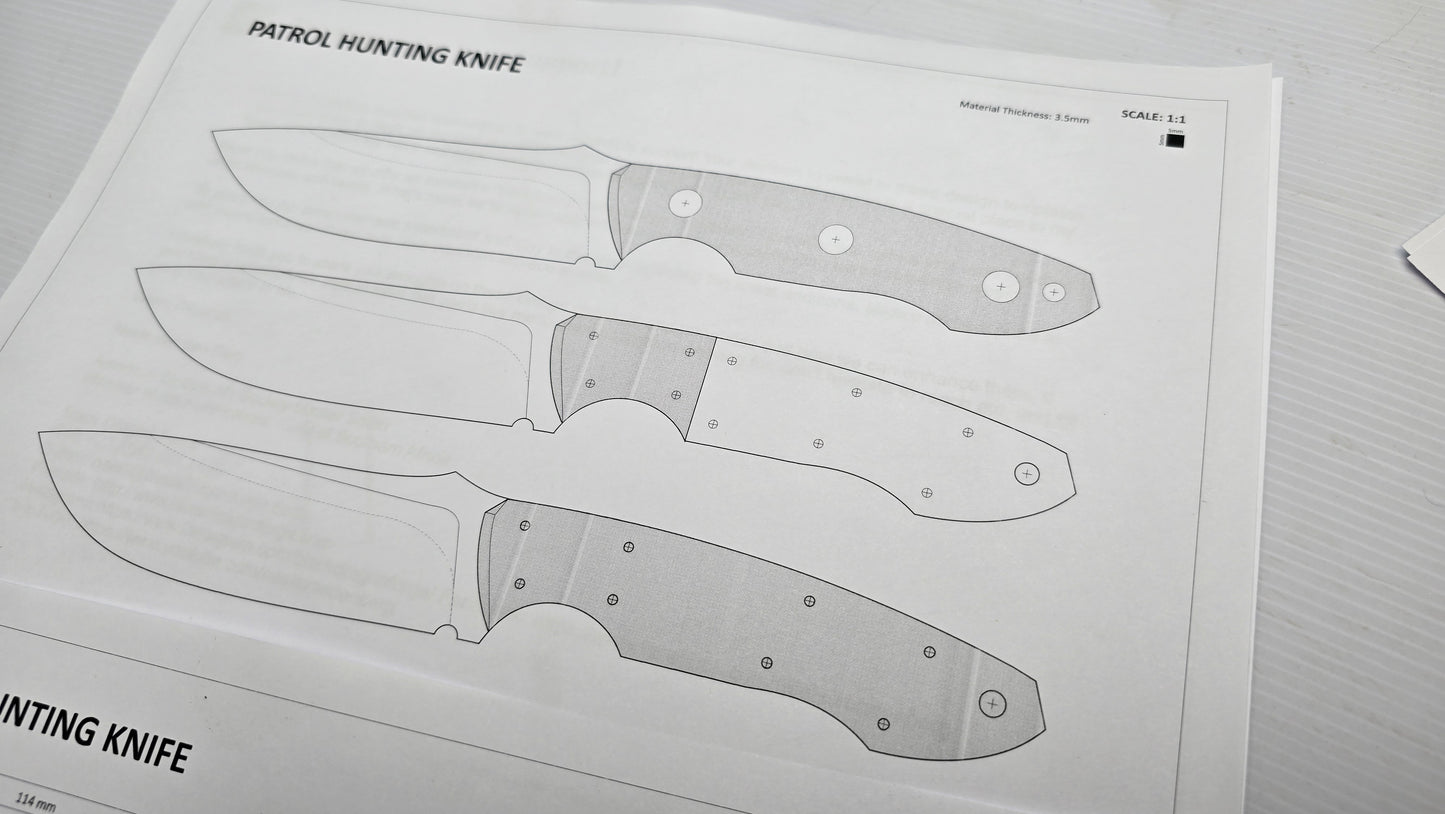 Patrol Hunting Knife Design