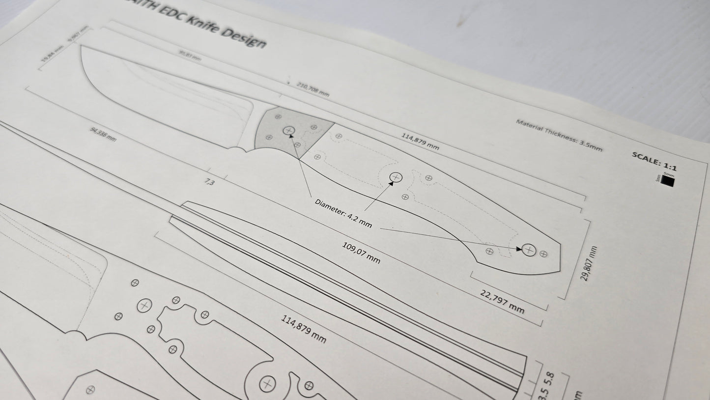 Wraith EDC Knife Design