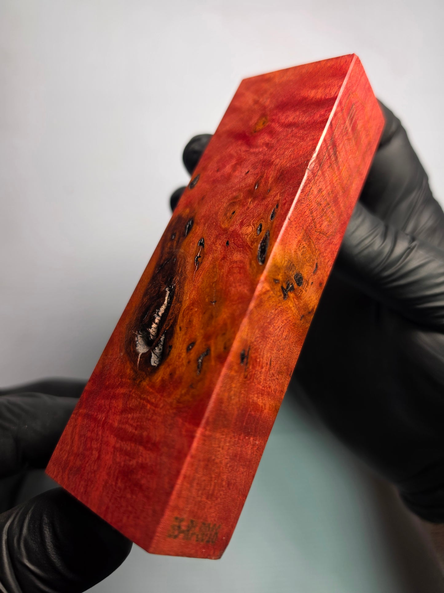 BLACK SELECT Red Ivory Handle Block | [BS-RI-016]
