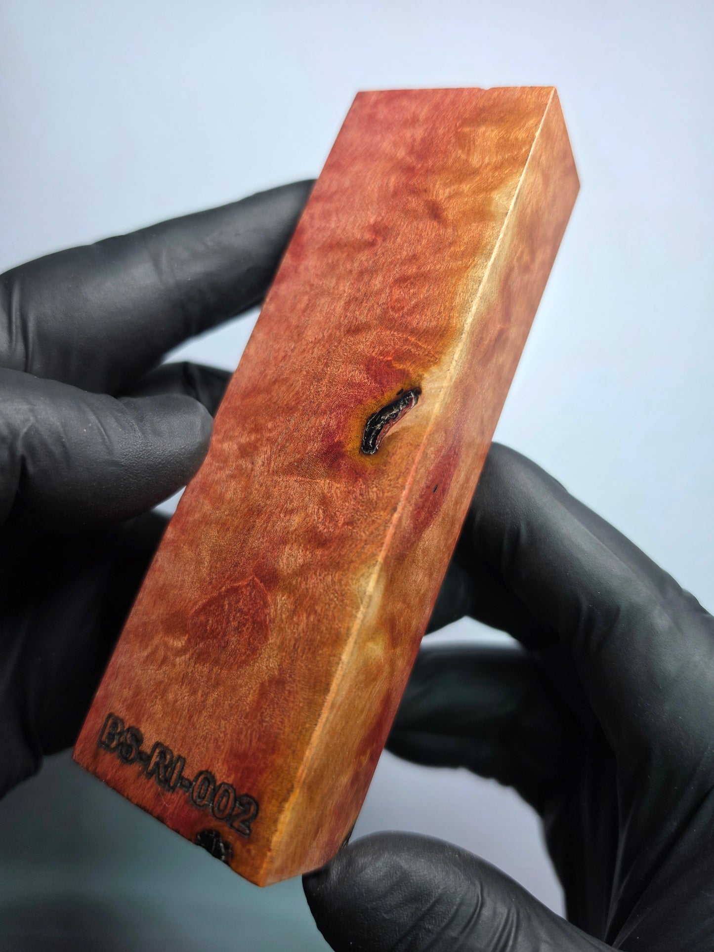 BLACK SELECT Red Ivory Handle Block | [BS-RI-002]