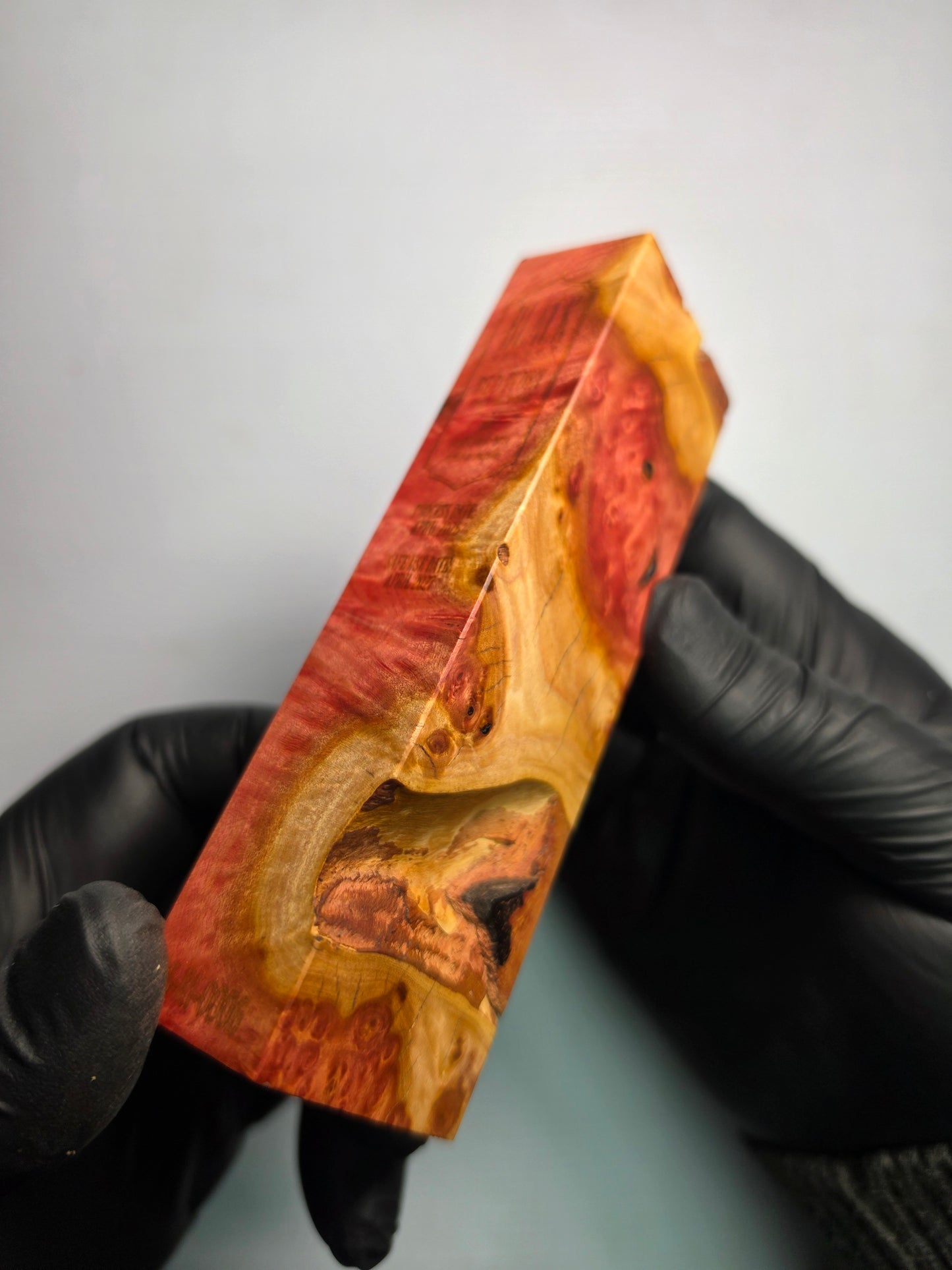 BLACK SELECT Red Ivory Handle Block | [BS-RI-006]
