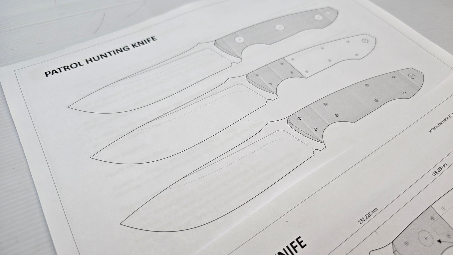 Patrol Hunting Knife Design