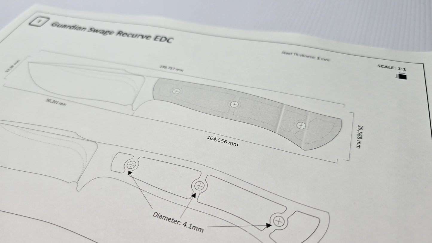 Guardian Swage Recurve EDC
