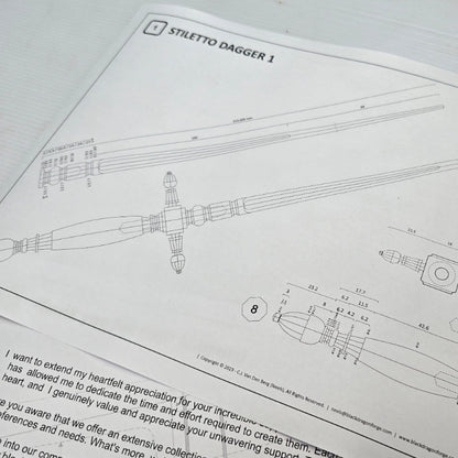 Stiletto Dagger Design #1