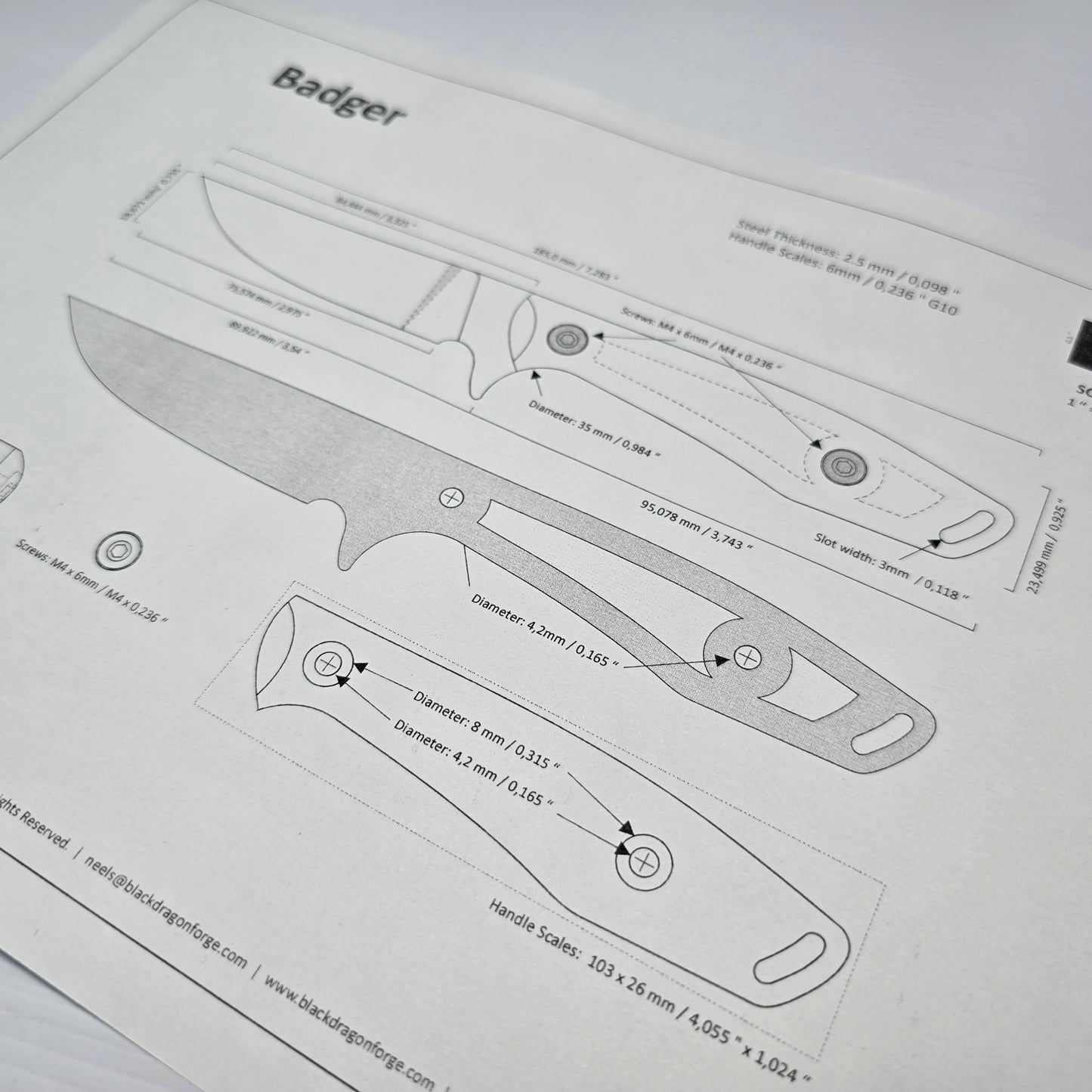 Badger Design Template