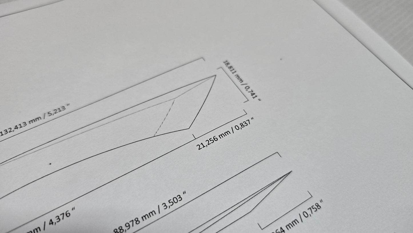 Kiridashi Design Template